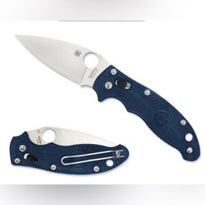 Spyderco™ Dark Blue Fiberglass-Reinforced Nylon Manix 2 Knife